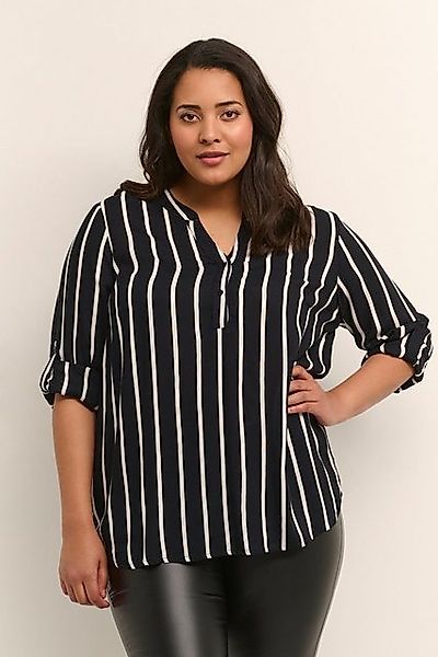 KAFFE Curve Langarmbluse Langarm-Bluse KCsida Große günstig online kaufen