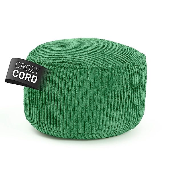 Lumaland Pouf Sitzsack-Hocker Pouf rund Cord günstig online kaufen