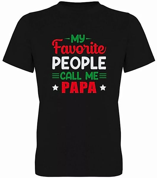 G-graphics T-Shirt My favorite people call me Papa Herren T-Shirt, mit Fron günstig online kaufen