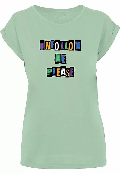 Merchcode T-Shirt "Merchcode Damen Ladies Please X Extended Shoulder Tee", günstig online kaufen
