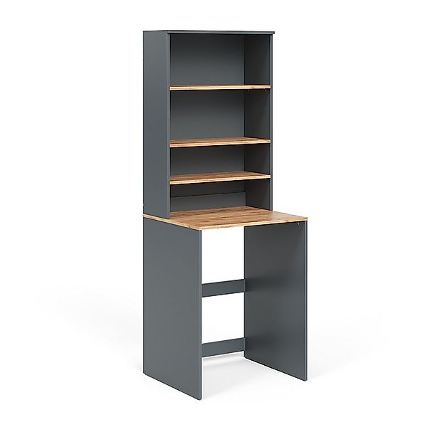 Vicco Waschmaschinenumbauschrank Viktor, Anthrazit/Goldkraft Eiche/Goldkraf günstig online kaufen