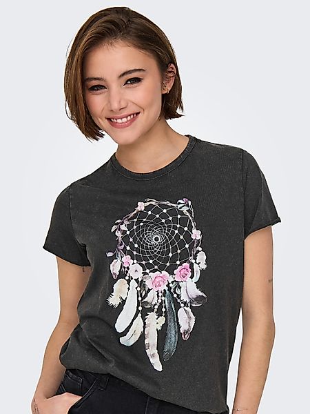 ONLY T-Shirt Bedrucktes Kurzarm mit Printed günstig online kaufen
