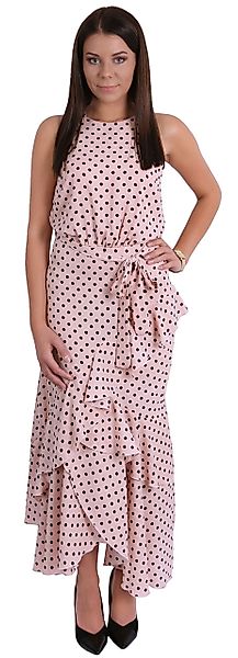 Sarcia.eu Maxikleid Pinkes Maxikleid mit Tupfen günstig online kaufen