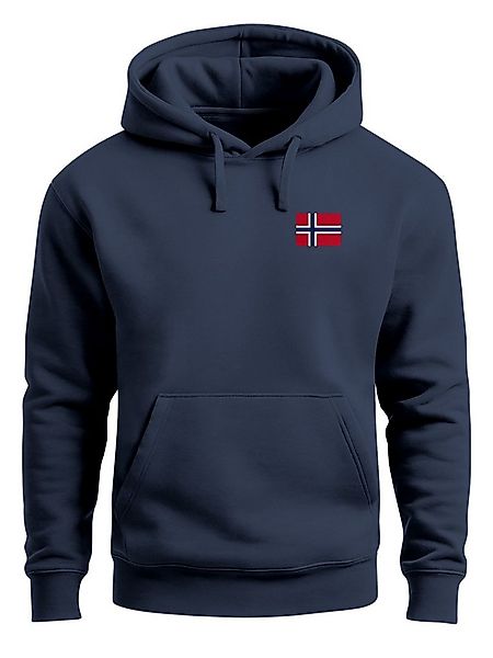 Neverless Hoodie Hoodie Herren Norway Flag Kapuzensweatshirt Norwegen Flagg günstig online kaufen