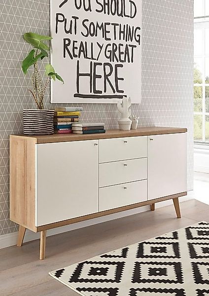 Home affaire Sideboard Merle, im skandinavischen Design, Breite 160 cm günstig online kaufen