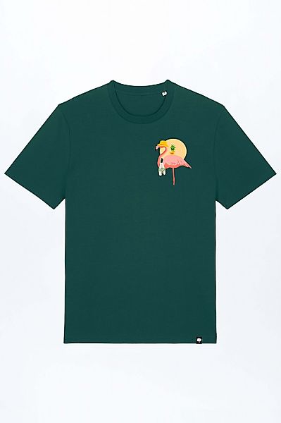 Flamingo Summer Basic T-Shirt aus Bio Baumwolle günstig online kaufen