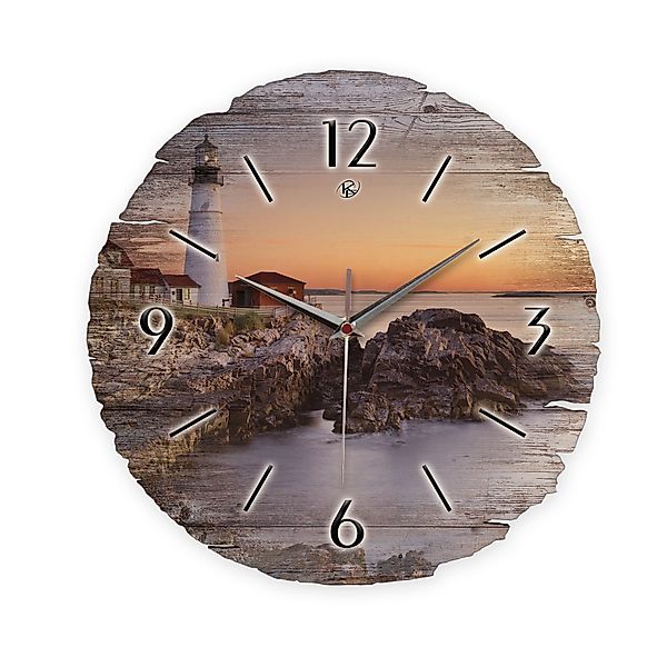 Kreative Feder Wanduhr Wanduhr "Leuchtturm" aus günstig online kaufen