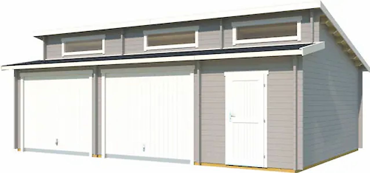 LASITA MAJA Garage »Hawaii«, (Set, für 2 Fahrzeuge geeignet), Garage + 2 Sc günstig online kaufen