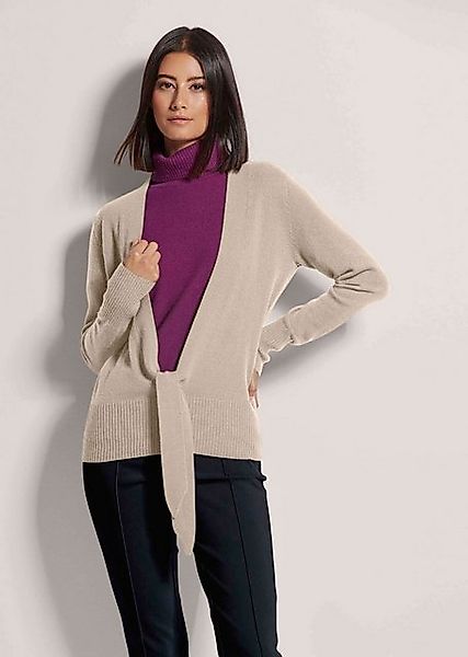 MADELEINE Strickjacke Kaschmir-Strickjacke mit tiefem V-Ausschnitt günstig online kaufen