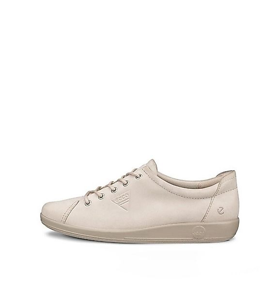 Ecco Soft 2.0 Tie (leichte und flexible Sohle) hellgrau Damen Sneaker günstig online kaufen