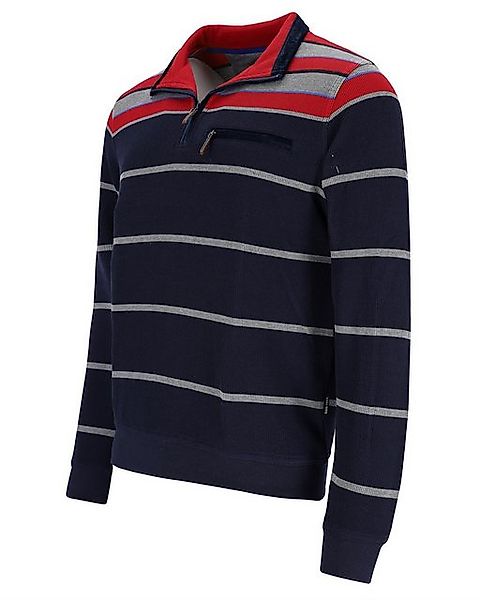 Hajo Sweatshirt Sweatshirt mit Cord-Details günstig online kaufen