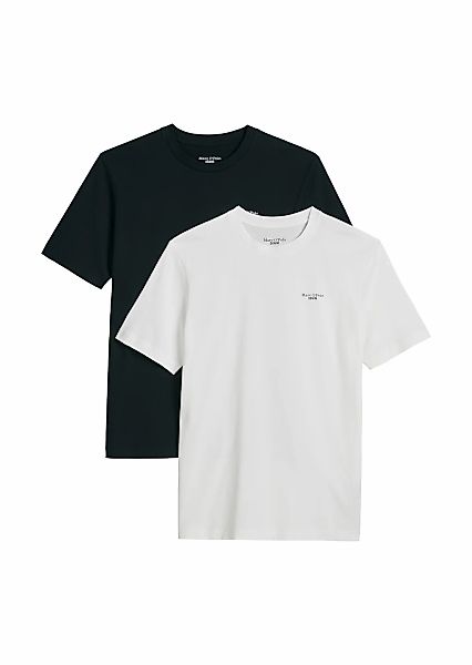 Marc OPolo DENIM T-Shirt "regular fit im 2er Pack, in softem Single Jersey" günstig online kaufen