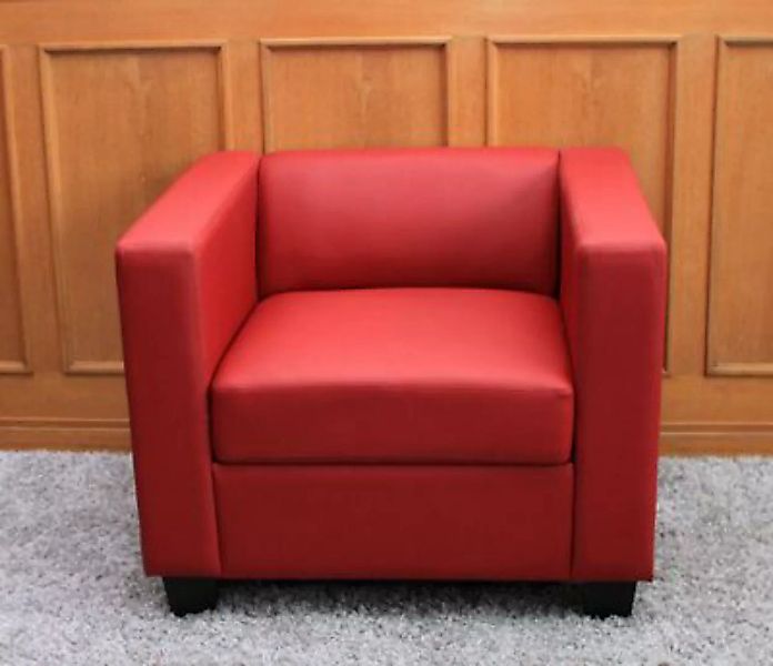 HWC Mendler Sessel rot günstig online kaufen