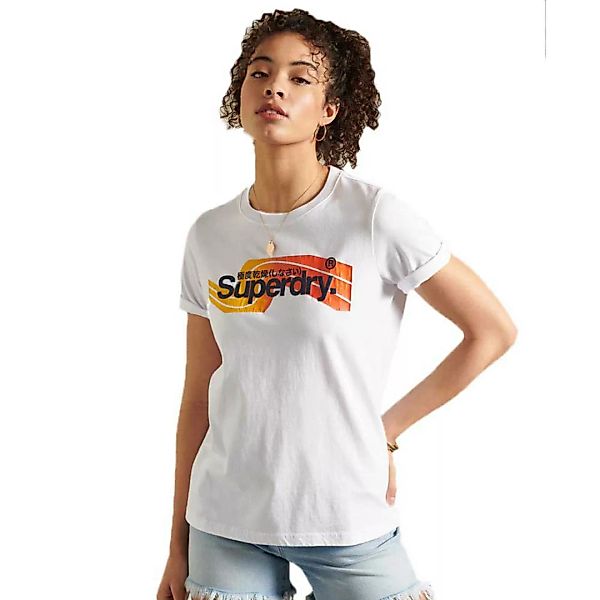 Superdry Cl Cali Kurzarm T-shirt S Brilliant White günstig online kaufen