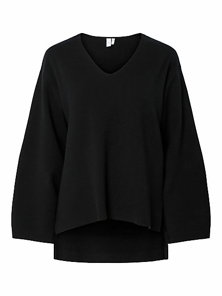 Y.A.S Strickpullover "YASELMA LS V-NECK KNIT PULLOVER S. NOOS" günstig online kaufen