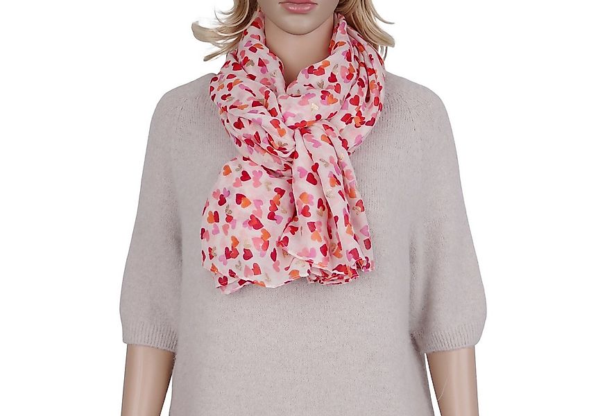 MIRROSI Modeschal Weicher & Leicht Großes Schal, ca.90x180cm, Goldprint, (5 günstig online kaufen