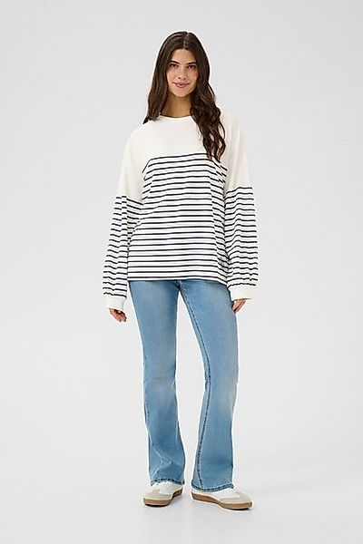 Cream Fleecepullover Sweatshirt CRSin günstig online kaufen