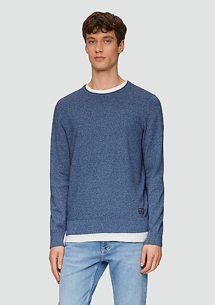 s.Oliver Strickpullover Strickpullover mit Strukturmix und günstig online kaufen