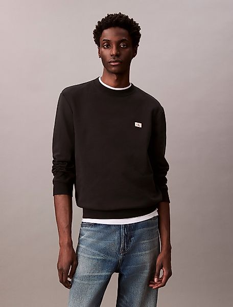 Calvin Klein Jeans Sweatshirt "400GSM TRRY BDG CRWN", Mit Rundhalsausschnit günstig online kaufen