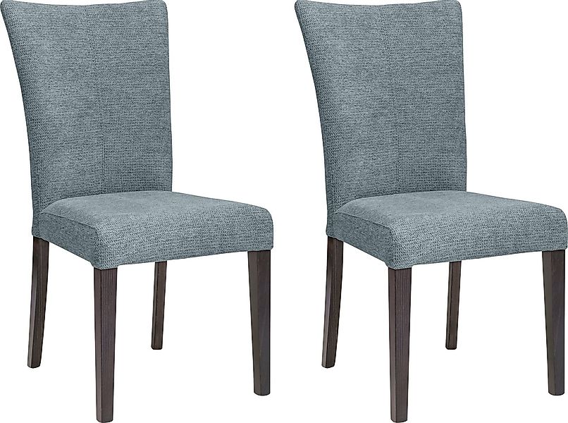 Home affaire 4-Fußstuhl Aspen (Set, 2 St), Beine aus massiver Buche, wengef günstig online kaufen