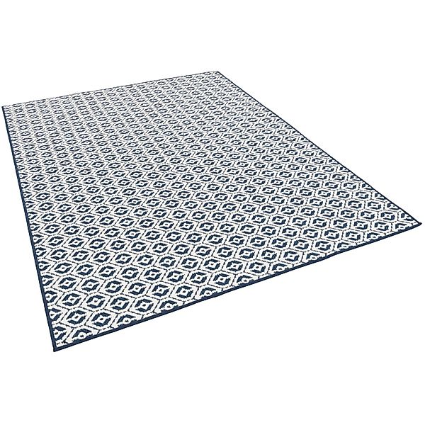 Snapstyle In- und Outdoor Teppich Beidseitig Cape Cod Dunkelblau 200x200cm günstig online kaufen