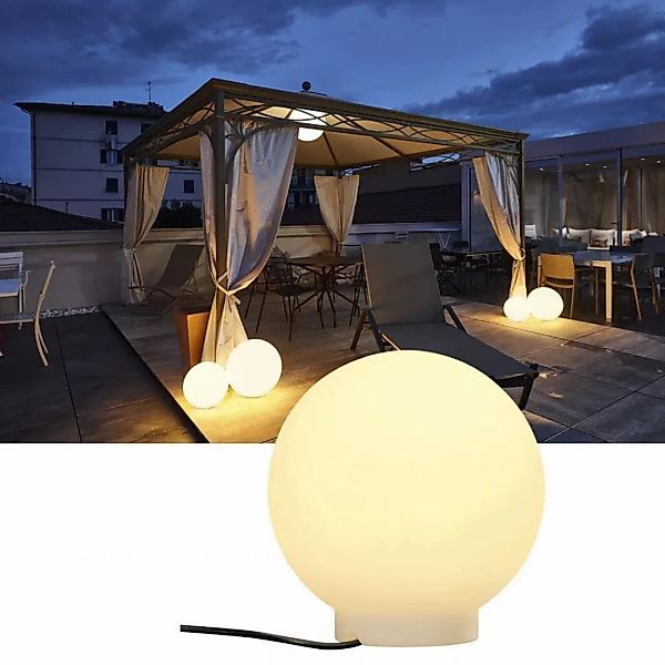 Dekorative Außenleuchte Rotoball Floor in Ø 250 mm günstig online kaufen