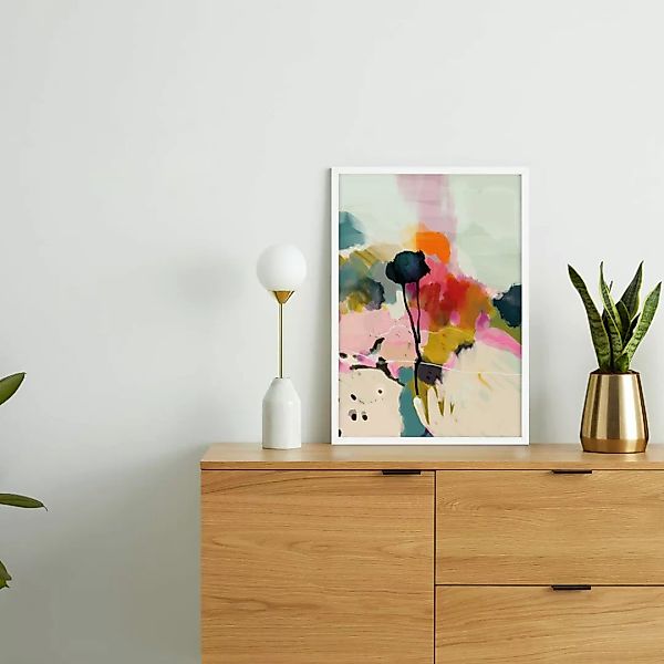 Ana Rut Bre 'Landscape Floral' gerahmter Kunstdruck (A3) - MADE.com günstig online kaufen
