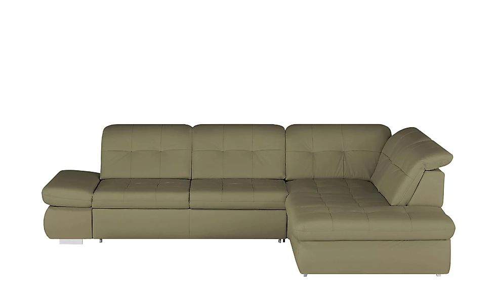 Lounge Collection Ecksofa Leder  Spencer ¦ grün ¦ Maße (cm): B: 323 H: 102 günstig online kaufen