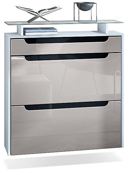 Vladon Schuhschrank Annie (Schuhkipper für 16 Paar Schuhe, mit 2 Klappen, S günstig online kaufen