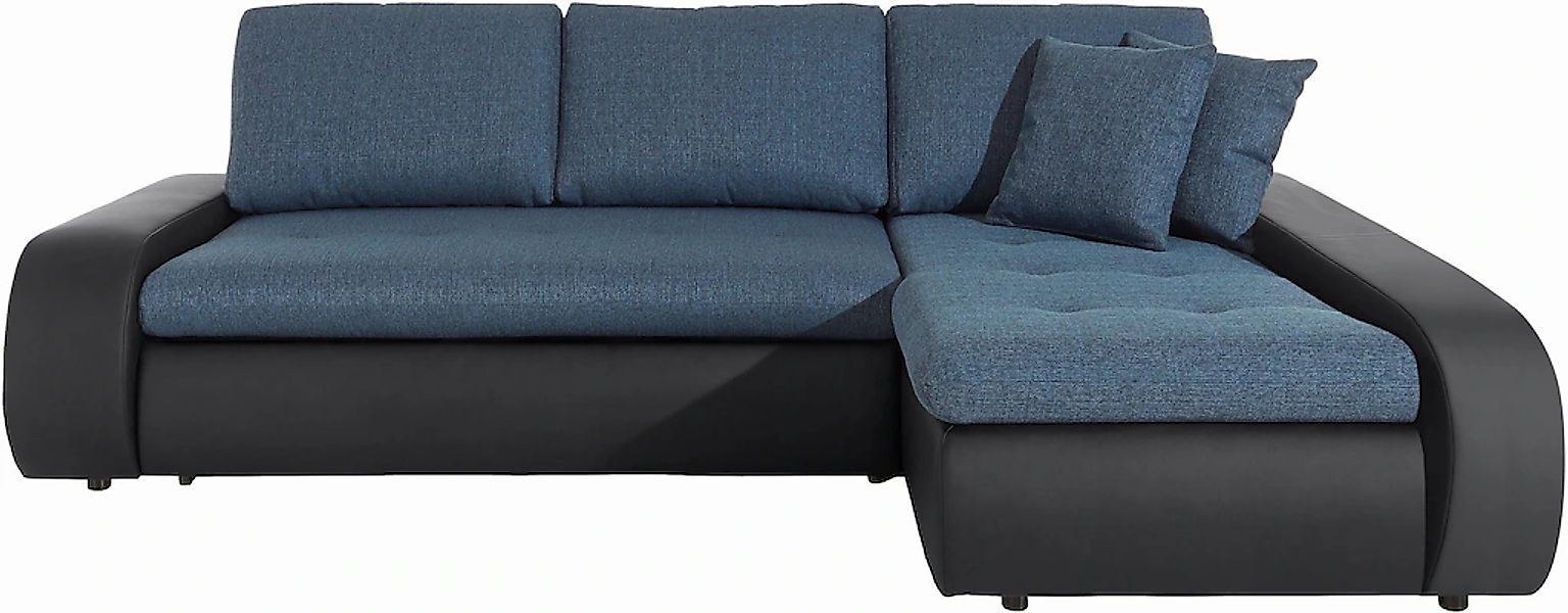 TRENDMANUFAKTUR Ecksofa "Indie, modern und bequem, Materialmix, OTTOs Choic günstig online kaufen