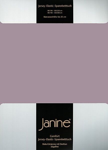 Janine Janine Spannbetttuch Elastic-Jersey 5002 holunder (530) Größe:  530 günstig online kaufen