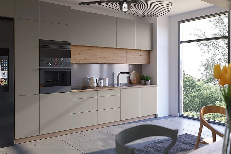 ROYAL24_MARKT Küchenzeile K18-G400 - Langen - Luxuriöses Design mit perfekt günstig online kaufen