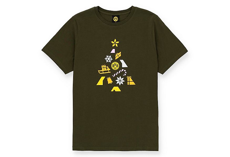 BVB T-Shirt BVB Winter Wonder T-Shirt olive (1-tlg) günstig online kaufen