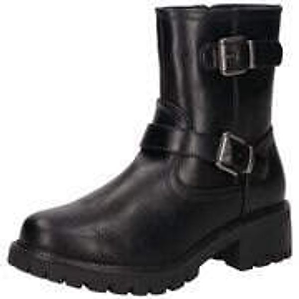 Charmosa Biker Boots Damen schwarz günstig online kaufen