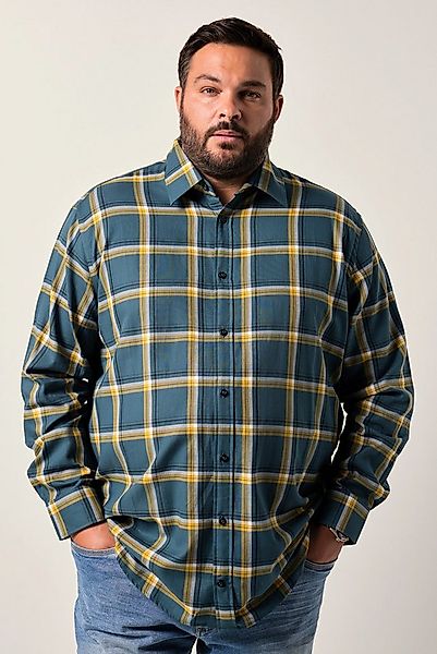 Men Plus Businesshemd Karohemd Langarm Kentkragen Comfort Fit günstig online kaufen