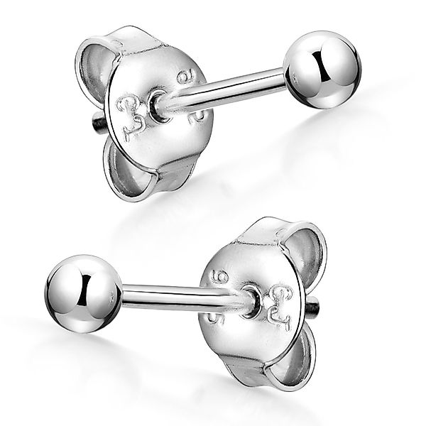 Materia Paar Ohrstecker Damen Silber Kugel günstig online kaufen