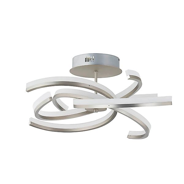 Lindby LED Deckenleuchte Divalis 10008776 Dimmbar Modern in Alu aus Alumini günstig online kaufen