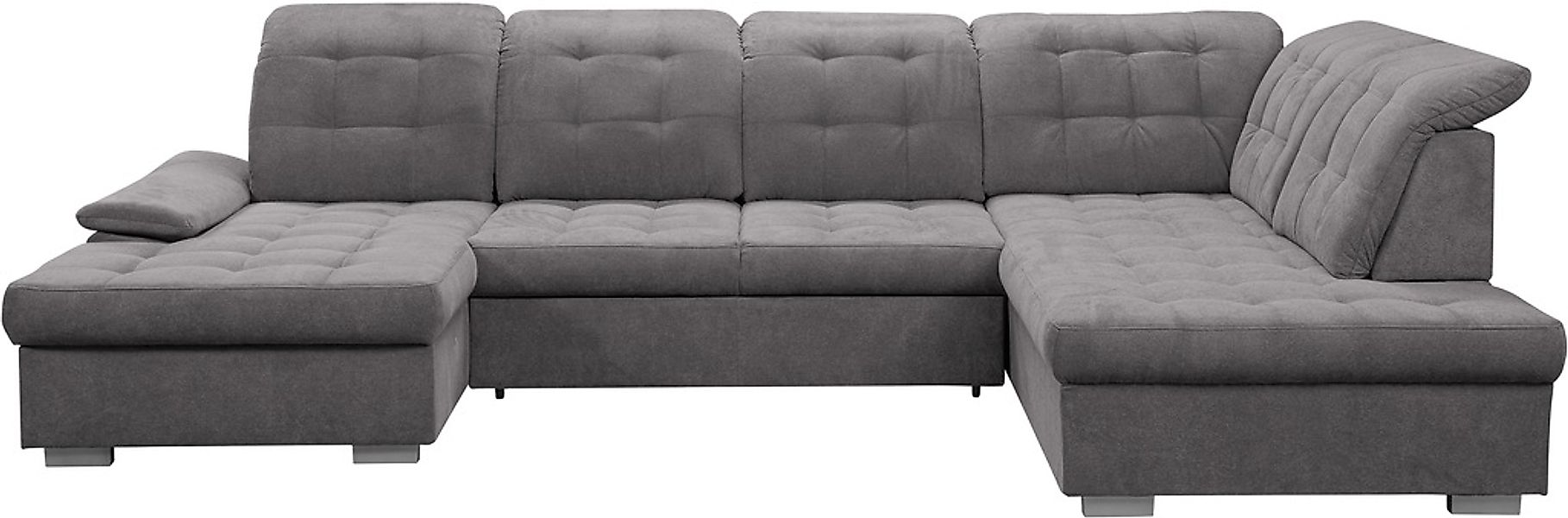 WERK2 Wohnlandschaft »Kordula-New U-Form«, Sofa in U-Form mit Schlaffunktio günstig online kaufen
