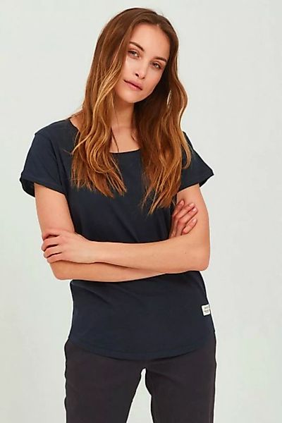 OXMO T-Shirt OXLydi Kurzarmshirt mit Rollkanten günstig online kaufen