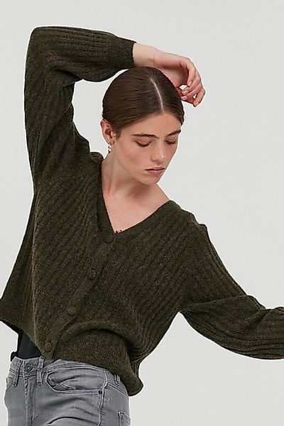 Ichi Strickjacke IHAMARA CA2 RIB - 20114674 gemütlicher Cardigan in Ripp-Op günstig online kaufen