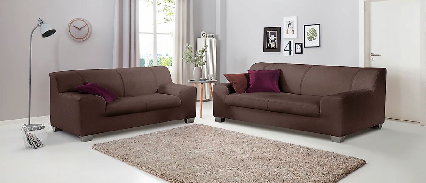 DOMO collection Polstergarnitur "Amando zeitlos und modern, komfortabel" Sp günstig online kaufen