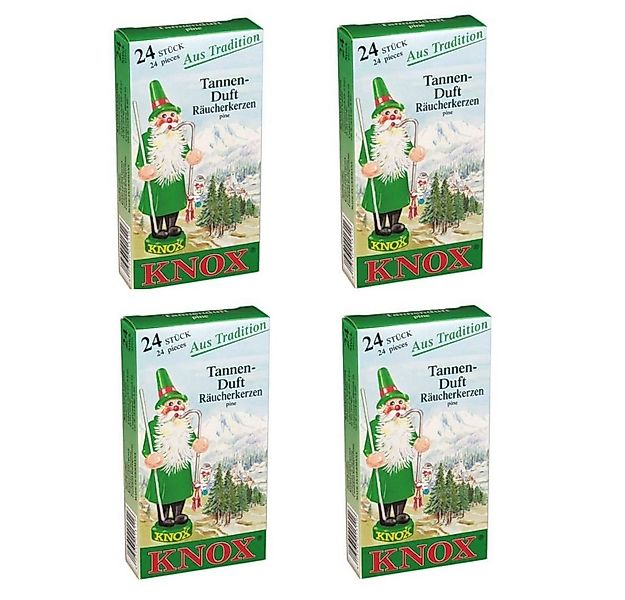 KNOX Duftkerze 4 Päckchen Räucherkerzen- Tanne - 24er Packung günstig online kaufen