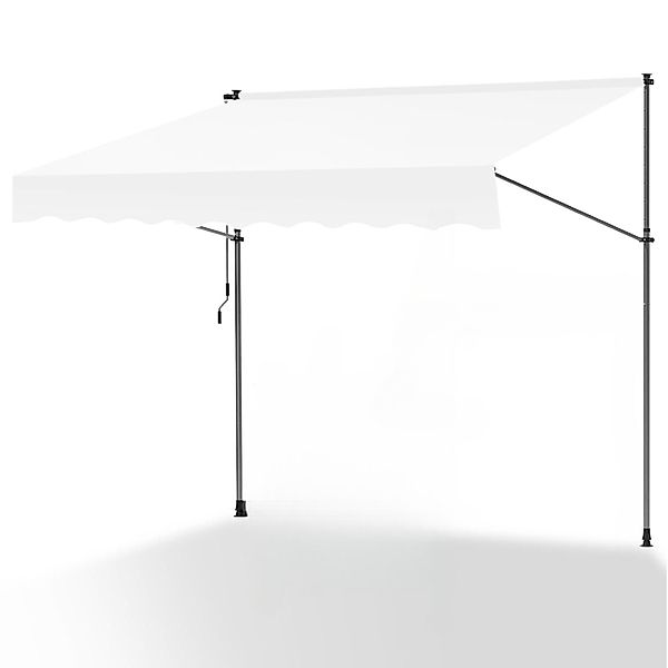 Clanmacy Klemmmarkise Klemmmarkise 300cm Balkonmarkise Markise günstig online kaufen