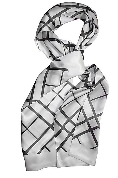 Posh Gear Seidenschal Seiden Schal Quadrinata aus 100% Seide günstig online kaufen