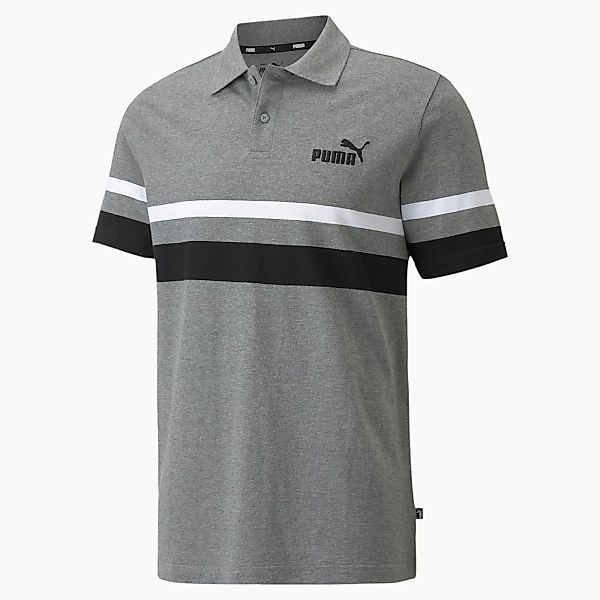 PUMA Essentials Stripe Herrenpoloshirt | Mit Heide | Grau | Größe: XXL günstig online kaufen