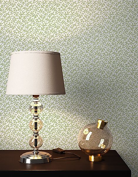 Newroom Vliestapete, Grün Tapete Landhaus Blumen günstig online kaufen