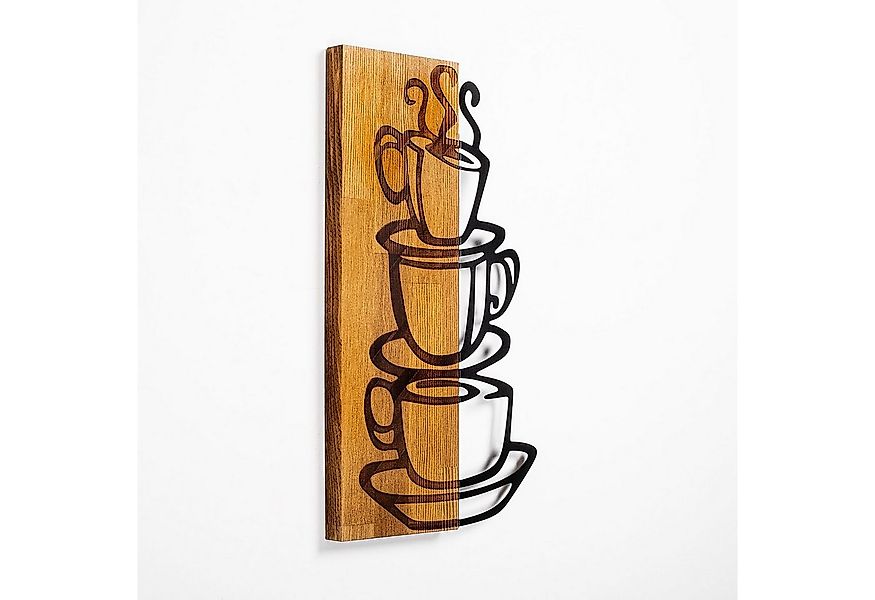 Wallity Wanddekoobjekt 50% WOODEN (Thickness: 3 cm) / METAL (Thickness: 1,5 günstig online kaufen