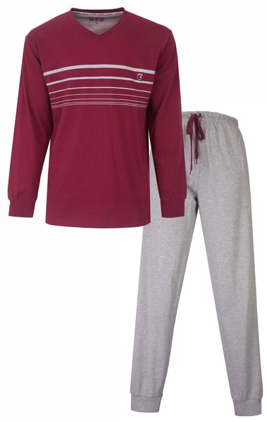 M.E.Q. Schlafanzug Herren pyjama lang mit günstig online kaufen