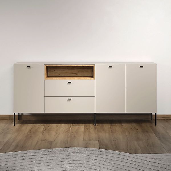 Places of Style Sideboard "San Pedro", (1 St.), Anrichte mit Griffen und Fü günstig online kaufen