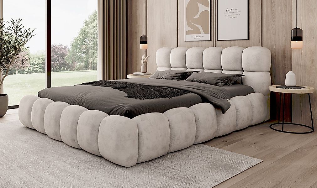 Fun Möbel Polsterbett Schlafzimmerbett Bett AURELIA günstig online kaufen